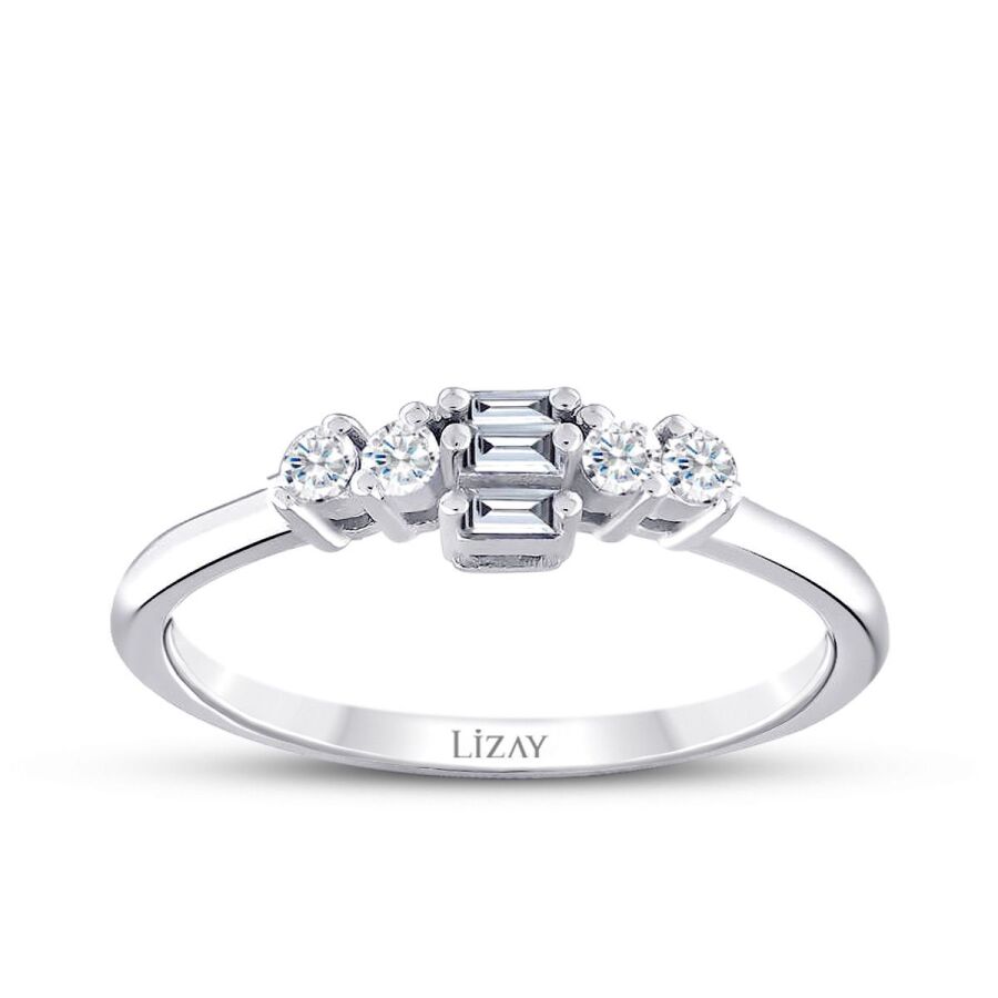 0.21 ct. Diamant Baguette Ring