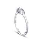 0,21 ct. Diamant Baguette Ring