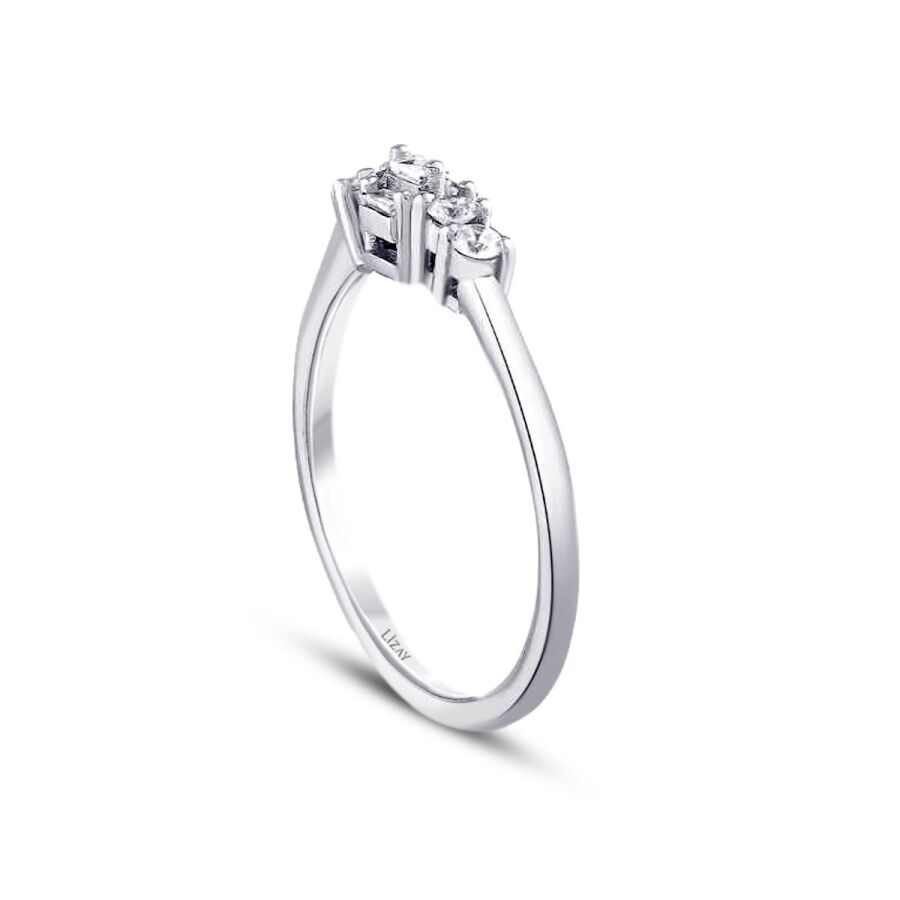 0.21 ct. Diamant Baguette Ring