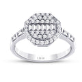 0,58 ct. Diamant Baguette Ring