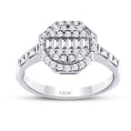0,58 ct. Diamant Baguette Ring