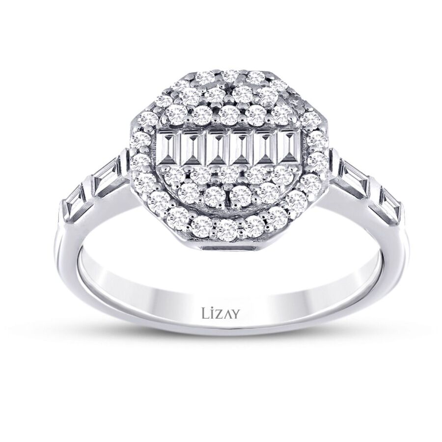 0.58 ct. Diamant Baguette Ring