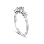0,32 ct. Diamant Baguette Ring