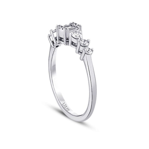 0,32 ct. Diamant Baguette Ring