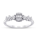 0,32 ct. Diamant Baguette Ring