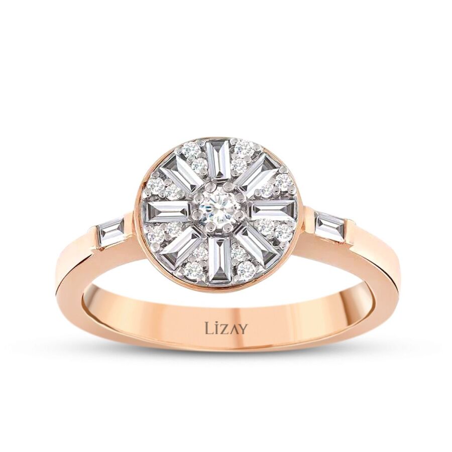 0.37 ct. Diamant Baguette Trend Ring