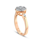 0,37 ct. Diamant Baguette Trend Ring