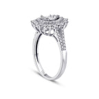 0,67 ct. Diamant Tropfen Baguette Ring