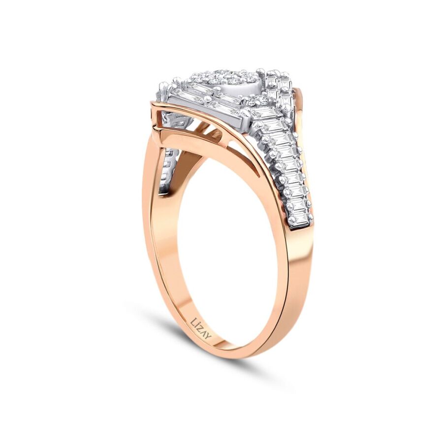 0.67 ct. Diamant Trend Baguette Ring