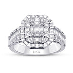 1,63 ct. Diamant Baguette Ring