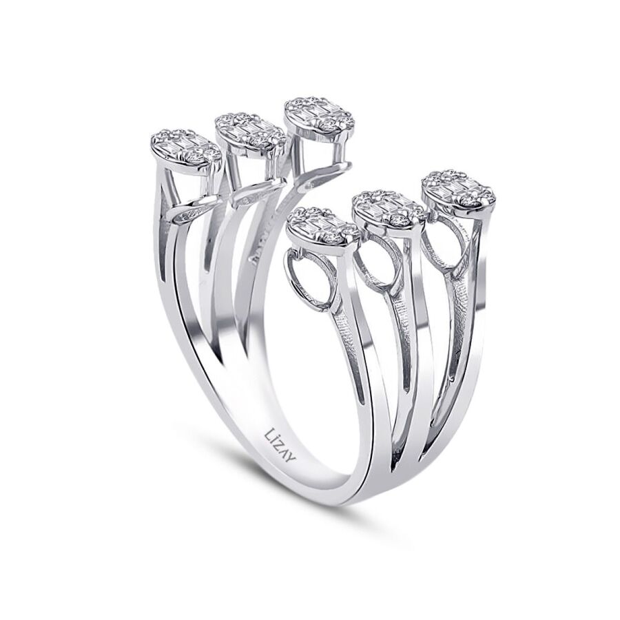 0,39 ct. Diamant Baguette Ring