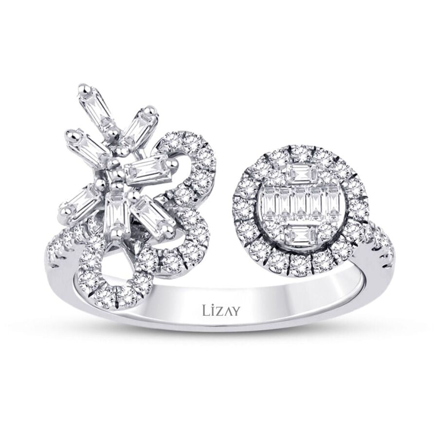 0.57 ct. Diamant Baguette Ring