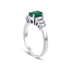 1,16 ct. Diamant Baguette Smaragd Ring