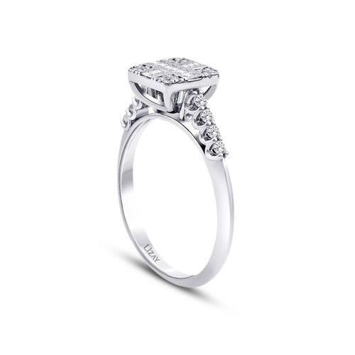 0.34 ct. Diamant Baguette Ring
