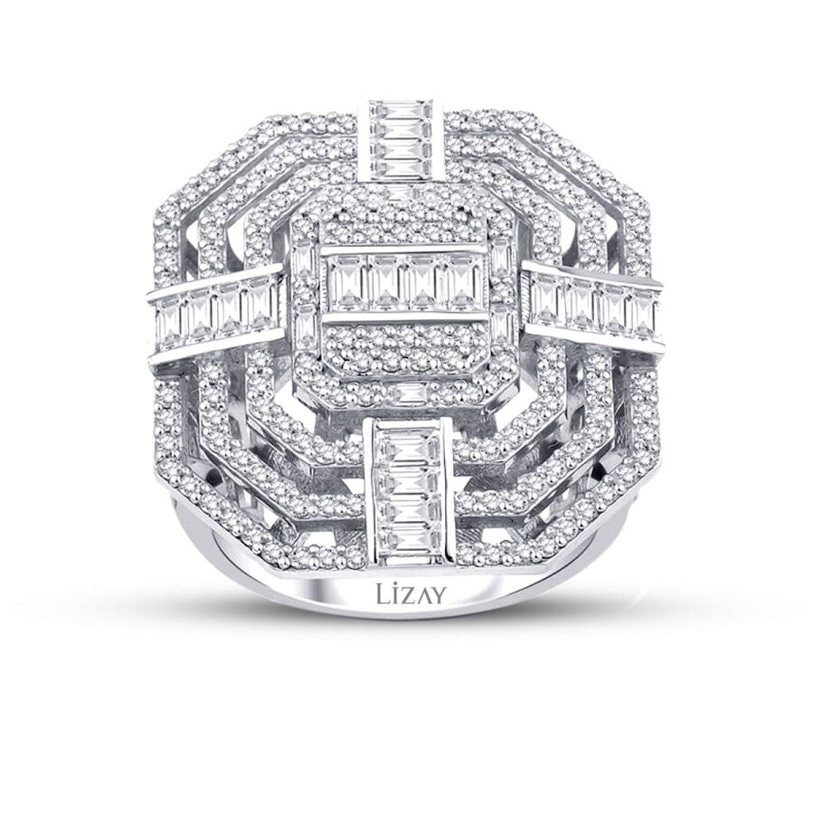 1,98 ct. Diamant Baguette Ring