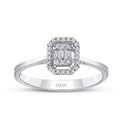 0.19 ct. Diamant Baguette Ring