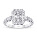 0,71 ct. Diamant Baguette Ring