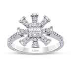 0,29 ct. Diamant Baguette Trend Ring
