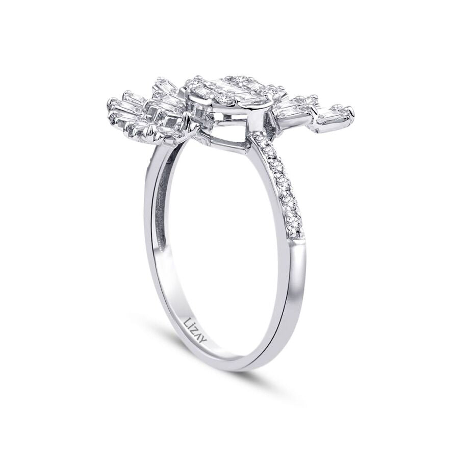0.79 ct. Diamant Trend Baguette Ring