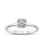 0,08 ct. Diamant Baguette Ring