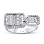 0,41 ct. Diamant Baguette Ring
