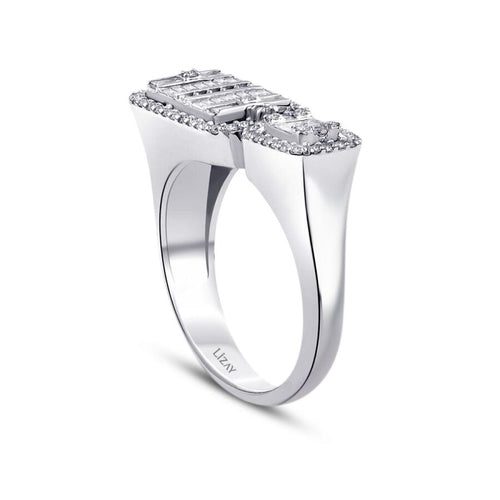0,41 ct. Diamant Baguette Ring