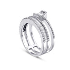 0,77 ct. Diamant Baguette Ring