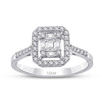 0,39 ct. Diamant Baguette Ring