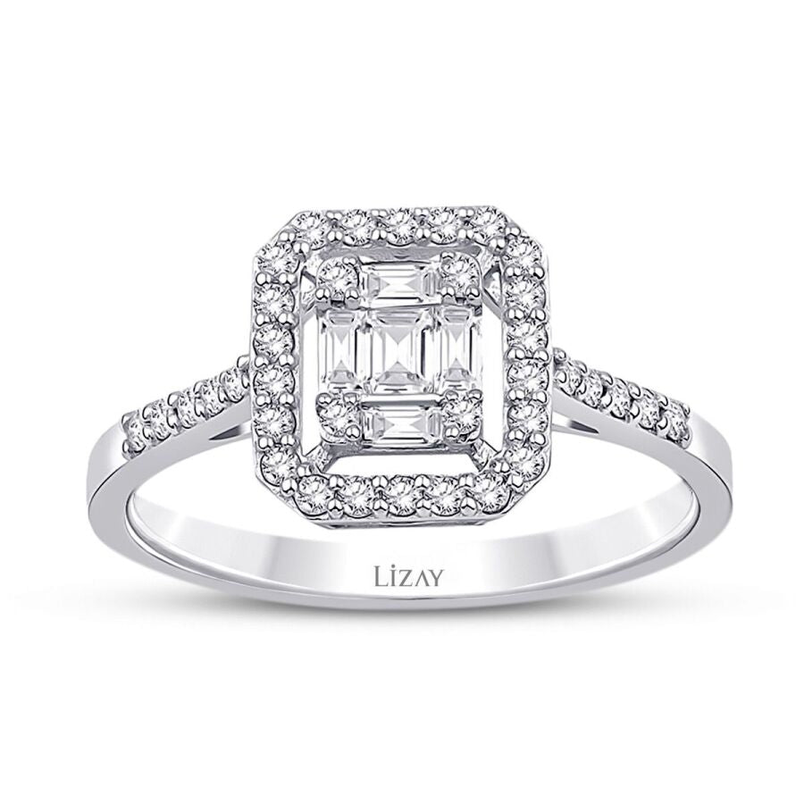 0.39 ct. Diamant Baguette Ring