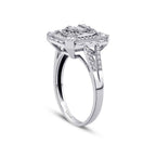 0,67 ct. Diamant Baguette Ring