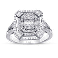 0,67 ct. Diamant Baguette Ring