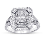 0,67 ct. Diamant Baguette Ring
