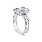 0,94 ct. Diamant Baguette Ring