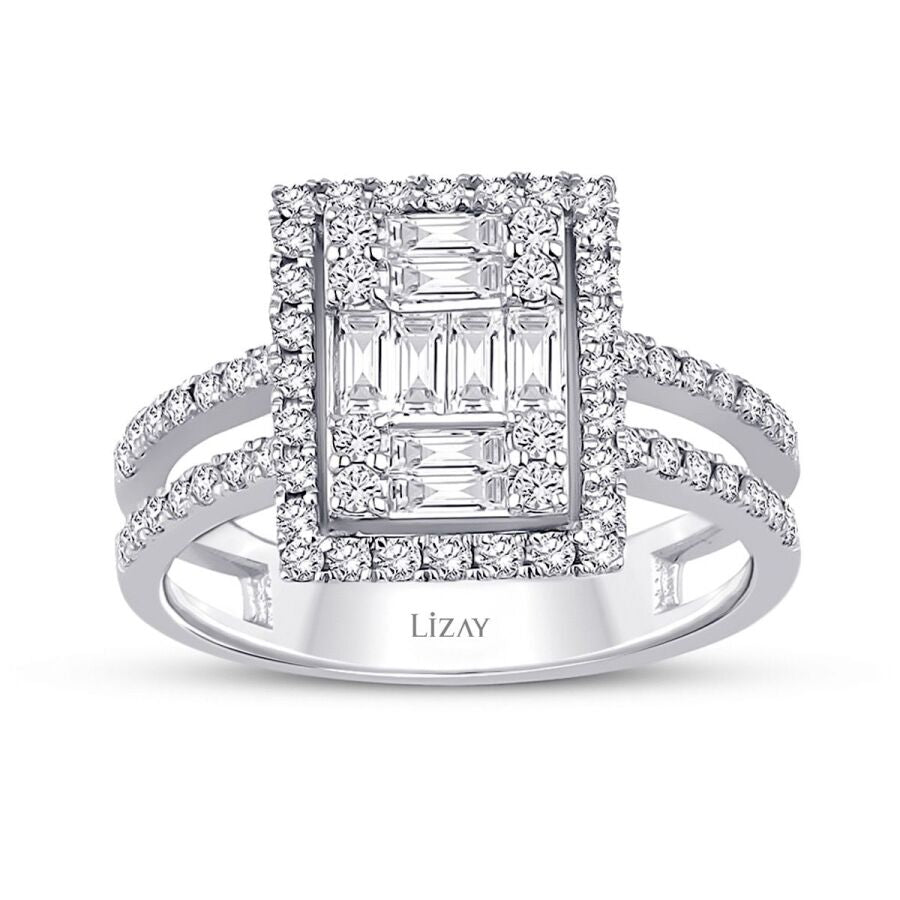 0,94 ct. Diamant Baguette Ring