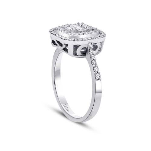 0.46 ct. Diamant Baguette Ring