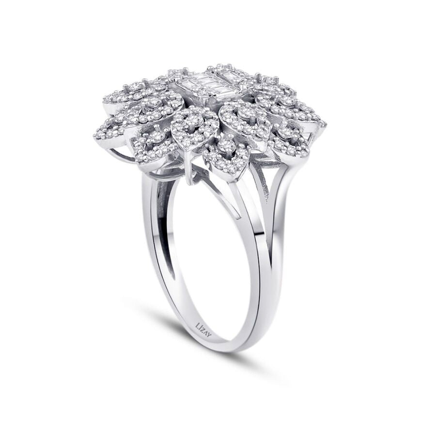 1,04 ct. Diamant Baguette Ring