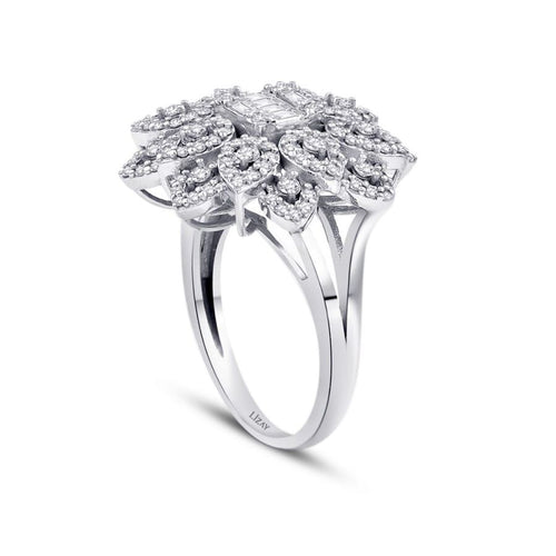 1,04 ct. Diamant Baguette Ring
