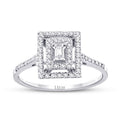 0,35 ct. Diamant Baguette Ring