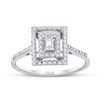 0,35 ct. Diamant Baguette Ring