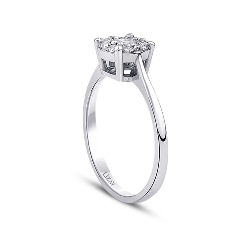 0.23 ct. Diamant Baguette Ring