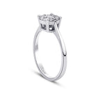0,23 ct. Diamant Baguette Ring