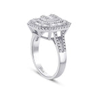0,74 ct. Diamant Baguette Ring