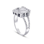 0,55 ct. Diamant Baguette Ring