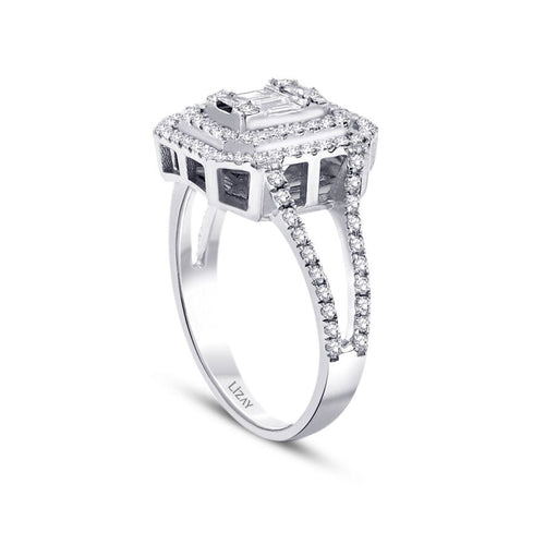 0.55 ct. Diamant Baguette Ring