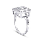 0,74 ct. Diamant Baguette Ring