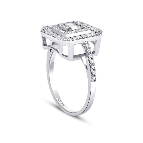 0,74 ct. Diamant Baguette Ring