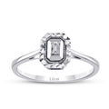 0.04 ct. Diamant Baguette Ring