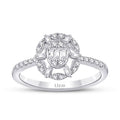0,27 ct. Diamant Baguette Ring