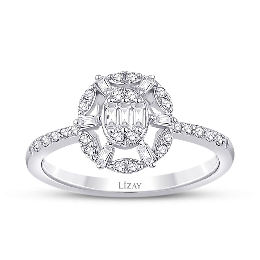 0.27 ct. Diamant Baguette Ring