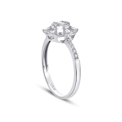 0.27 ct. Diamant Baguette Ring